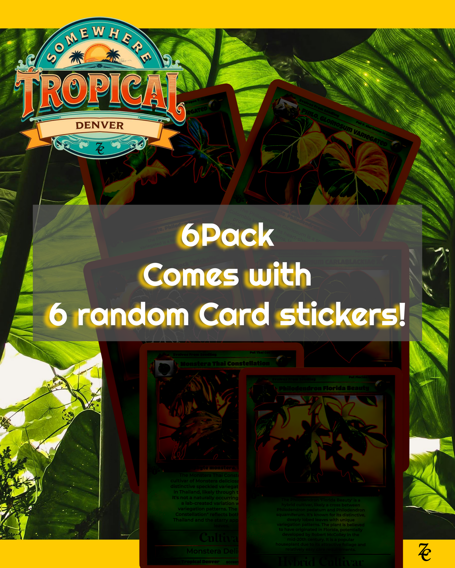Plant Trading Card Stickers 🌿