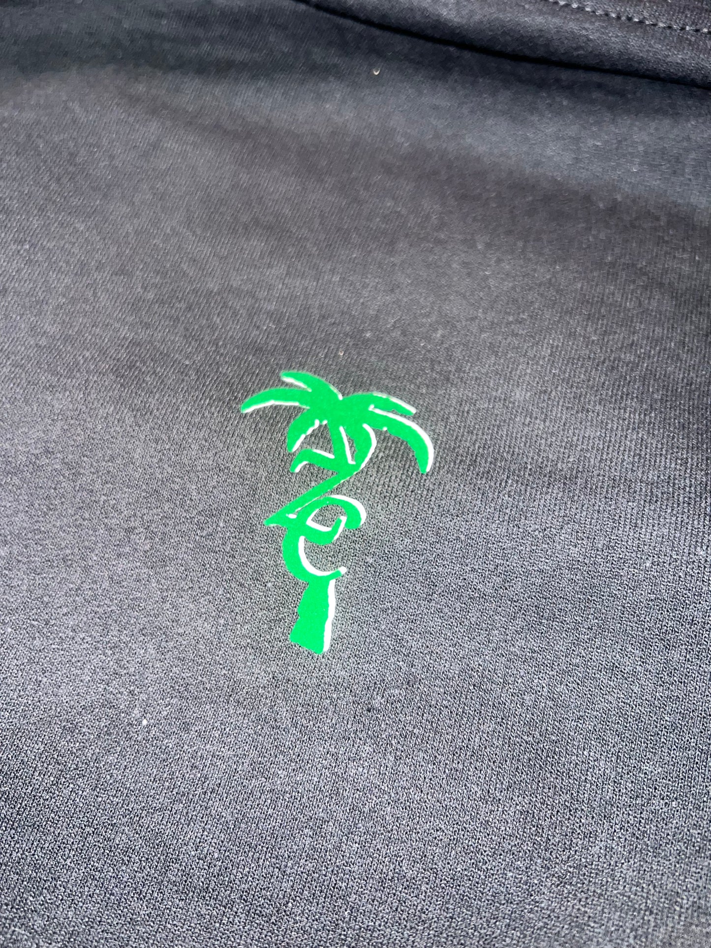 ZC Anthurium Crystallinum “Flocked” Textured Hoodie